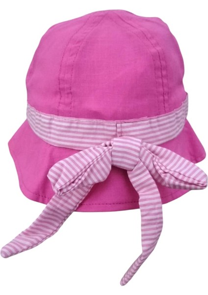 Kitti 1-3 Yaş Kız Bebek&çocuk Yazlık Fötr Şapka