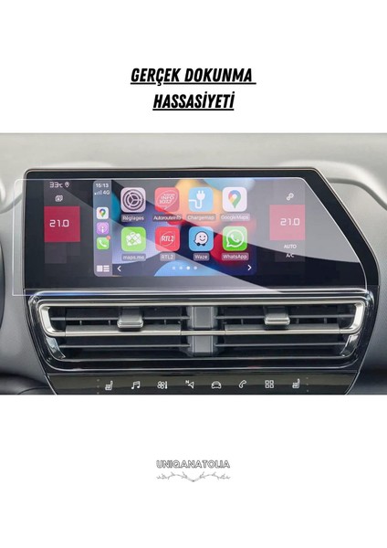 Citroen C5 Aırcross Makyajlı Kasa 10 Inç Navigasyon Panel Uyumlu Nano Ekran Koruyucu fırsatları