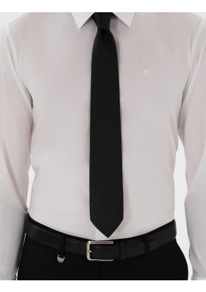 Erkek Beyaz Slim Fit Uzun Kollu Basic Gömlek 50301174-VR013