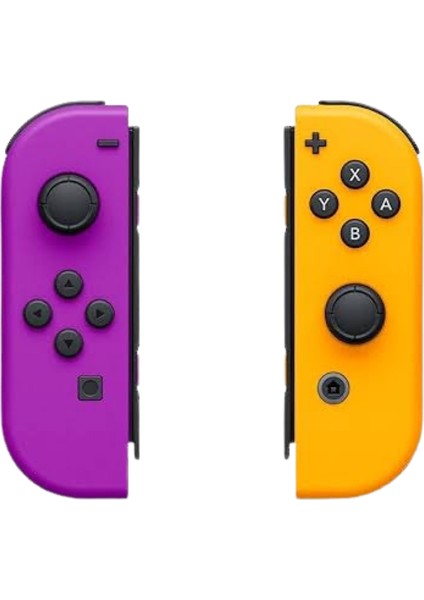 Switch Joy-Con Controller Mor Turuncu Switch Uyumlu Joycon ( Switch / Switch OLED Uyumlu )