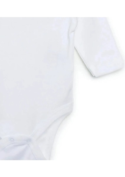 Pamuklu Çıtçıtlı Bebek Body Bisiklet Yaka 5'li Set Uzun Kol