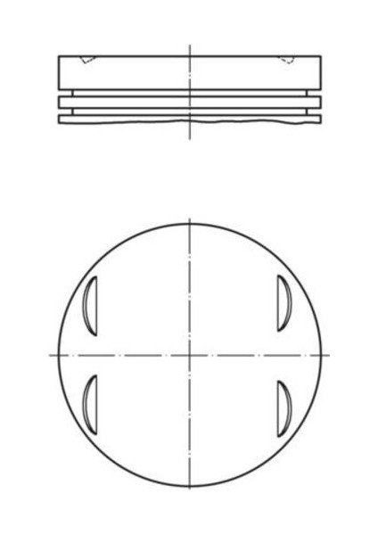 Mahle 831300 Piston 84.00MM Std E46 330 Cı-Xı E39 530I E65 E66 E67 730I E83×3 E53×5 3.0ı 00- M54B30