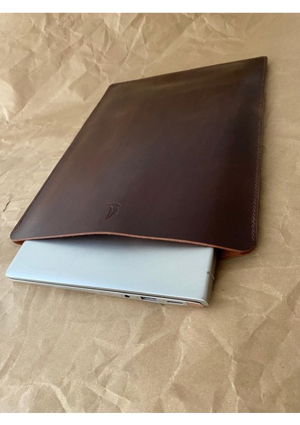 (Isim Yazıyoruz) El Yapımı Hakiki Deri Laptop / Macbook / Bigisayar / Ipad / Tablet Kılıfı
