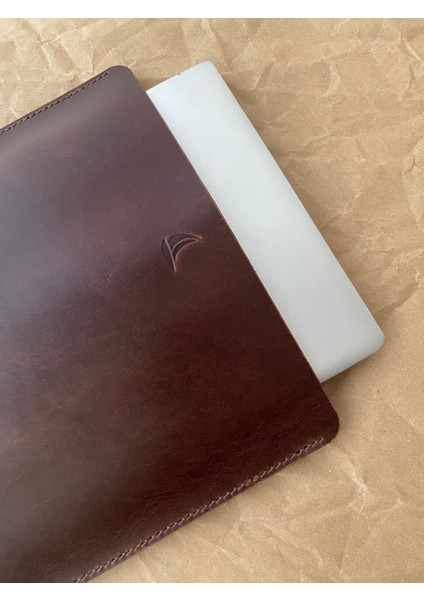 (Isim Yazıyoruz) El Yapımı Hakiki Deri Laptop / Macbook / Bigisayar / Ipad / Tablet Kılıfı