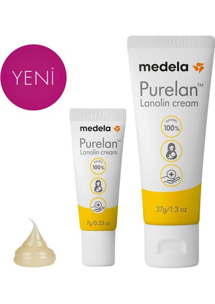 Purelan 7 Gram Lanolin Göğüs Ucu Kremi - Ağrıyan Göğüs Ucu ve Kuru Ciltler Için Hızlı Rahatlık fiyatları