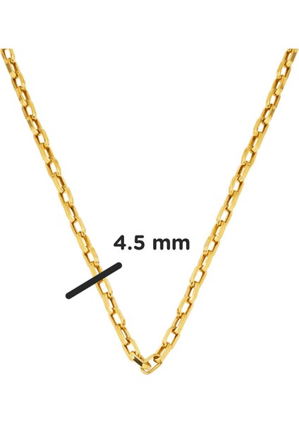 Klasik 14 Ayar Altın Zincir 50 Cm. modelleri