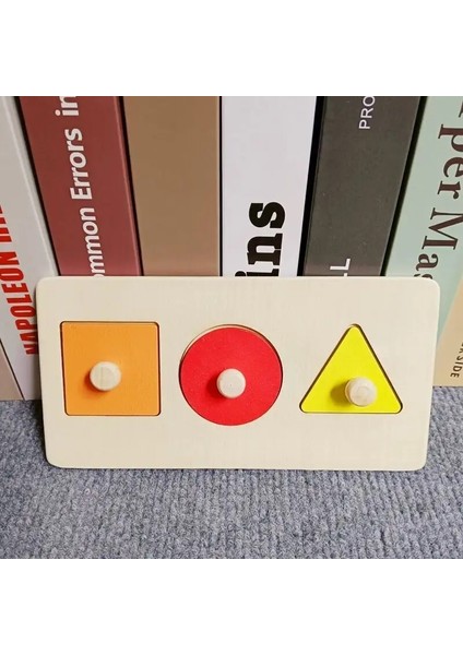 Çocuk Montessori Educational Çoklu Geometrik Şekil Renklendirici Bulmaca Ahşap Tahta Bulmaca Oyun Oyuncakları Çocuklar Için Bebek Hediyeleri Renk: XL10906 (Yurt Dışından)