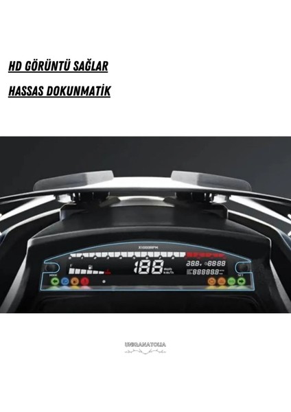 Sym Jet x 125 2022 2023 2024 Dijital Gösterge Uyumlu Nano Ekran Koruyucu modelleri