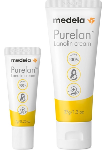 Purelan Lanolin Göğüs Ucu Kremi 2'li Paket (7G+37G)