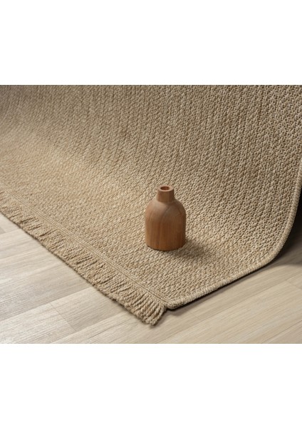Queen Serisi Jüt Hasır Görünümlü Dokuma Makine Halısı fırsatları