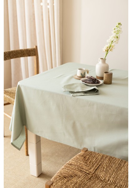 Premium | Keten Adaçayı Masa Örtüsü 100 X 100 Cm modelleri