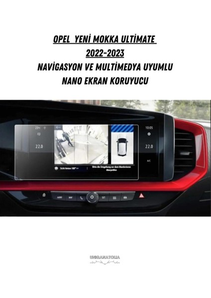 Opel Yeni Mokka Ultimate 2022 2023 Navigasyon Uyumlu Nano Ekran Koruyucu