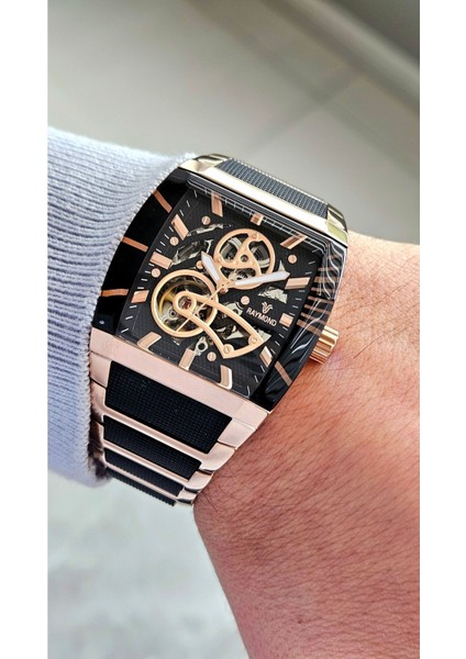 RYM-5129 Raymond Otomatik Erkek Kol Saati - %100 Çelik ve 2 Yıl Garantili fiyatları