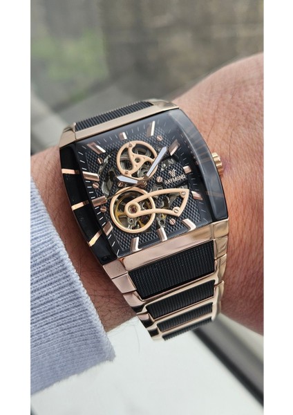 RYM-5129 Raymond Otomatik Erkek Kol Saati - %100 Çelik ve 2 Yıl Garantili modelleri