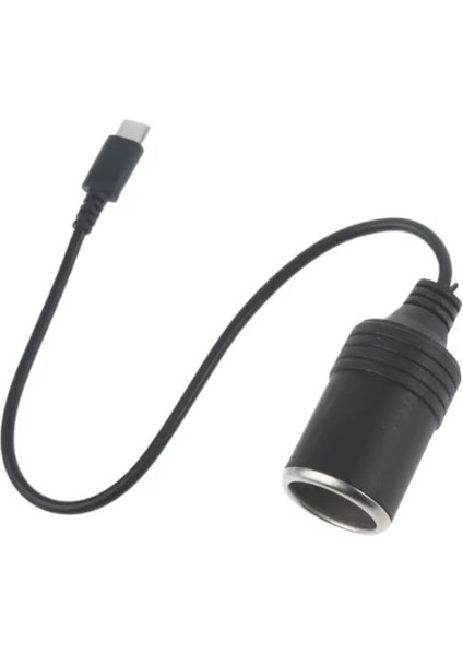 USB C Type C Araç Çakmak Soketi Dişi Dönüştürücü Çakmaklık Dönüştürücü Araç Şarj Cihazı
