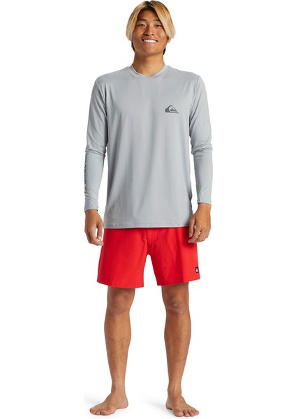 Everyday Surf Erkek Gri Güneş Korumalı T-Shirt AQYWR03136-QUA modelleri