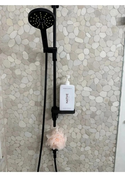 Ayarlanabilir Banyo Rafı Sabunluk Siyah,plastik modelleri