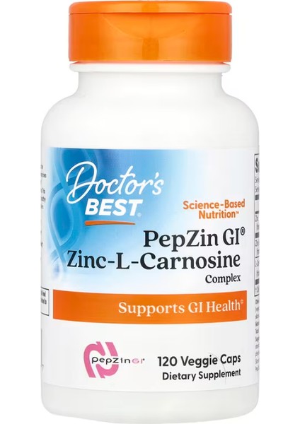 Pepzin Gı Zinc L Carnosine Complex 120 Veggie Capsul