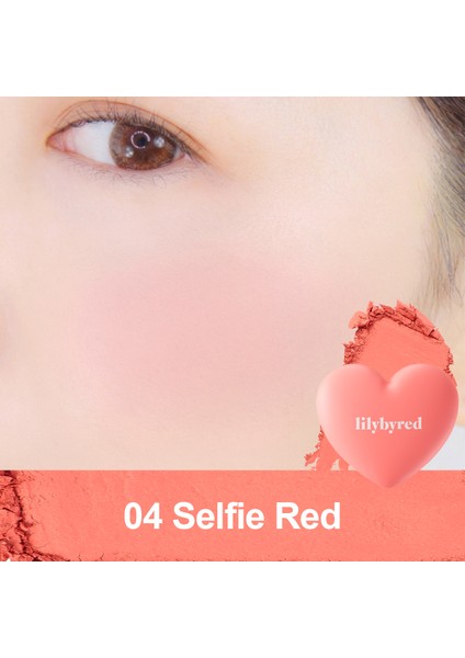 Luv Beam Cheek / Tekli Toz Allık - 04 Selfie Red