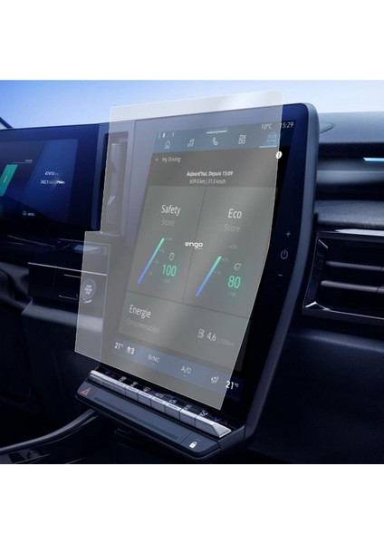 Renault Austral ile Uyumlu Mat Ekran Koruyucu 12" Techno Es Prit Alpine