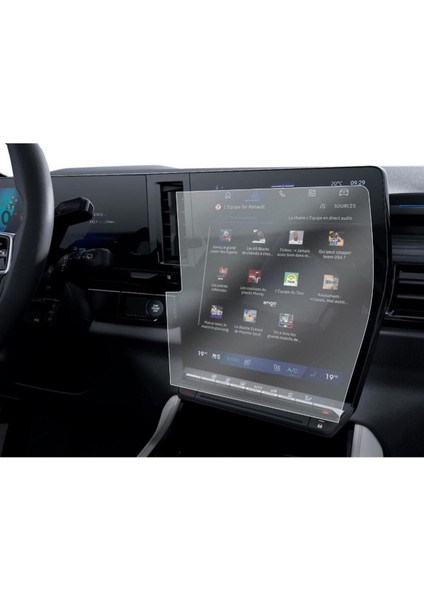 Renault Austral ile Uyumlu Mat Ekran Koruyucu 12" Techno Es Prit Alpine