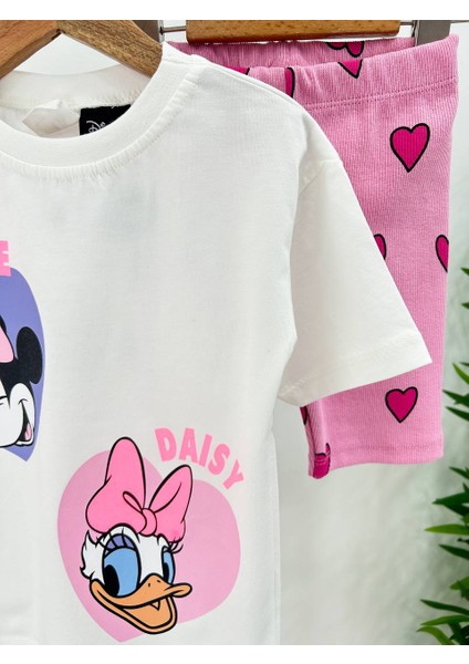 Minnie ve Daısy Baskılı Alt Üst Takım modelleri