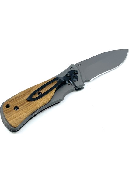 Ahşap Kabzeli Mini Cep Çakısı