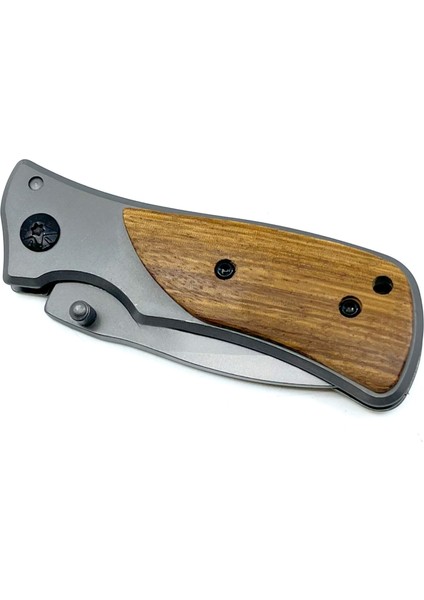 Ahşap Kabzeli Mini Cep Çakısı