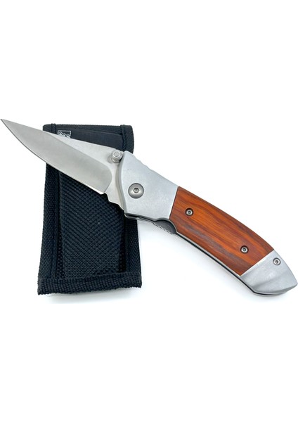 Gül Ağacı Sap Katlanabilir Cep Çakısı