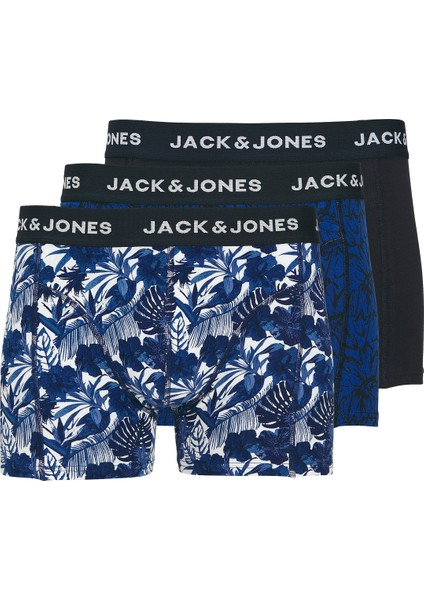 Jack Jones Erkek Pamuklu 3 Lü Paket Boxer 12267054