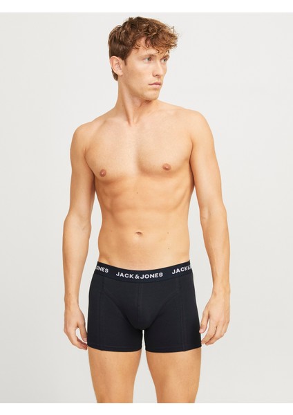 Jack Jones Erkek Pamuklu 3 Lü Paket Boxer 12267054