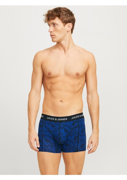 Jack Jones Erkek Pamuklu 3 Lü Paket Boxer 12267054