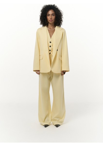 Kaylee Sarı Blazer modelleri