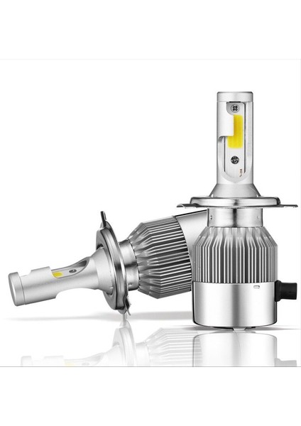 Motosiklet LED Zenon Fanlı H4 2 Li Set