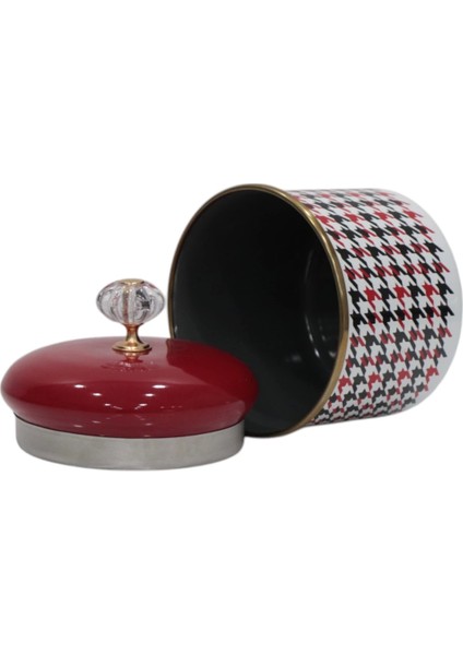 Forte Red Emaye Baharatlık Kavanoz Küçük Boy 10 cm