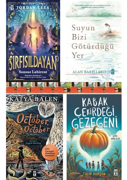 6.7.8. Sınıf-Suyun Bizi Götürdüğü Yer,sonsuz Labirent Sırfısıldayan,october,kabak Çekirdeği Gezegeni(4kitap)