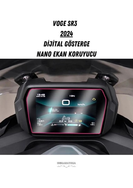 Voge Sr3 2024 Dijital Gösterge Uyumlu Nano Ekran Koruyucu