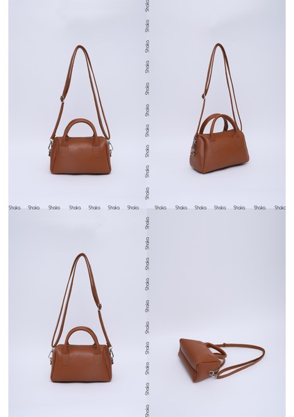 Taba Shk184 Suni Deri ,Fermuarlı Tek Bölmeli ,Askılı El, Kol ve Omuz Çantası