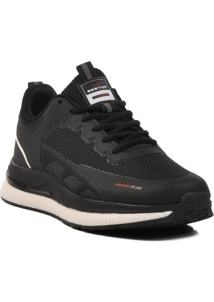 Bestof BST-644 M Siyah-Beyaz Erkek Spor Ayakkabı