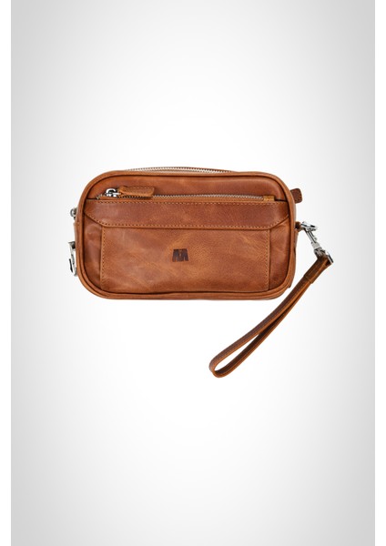 Hakiki Deri Kilitli Çanta Carew 6657 Model