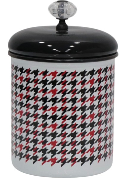 Forte Black Emaye Baharatlık Kavanoz Büyük Boy 14 cm