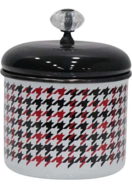 Forte Black Emaye Baharatlık Kavanoz Küçük Boy 10 cm