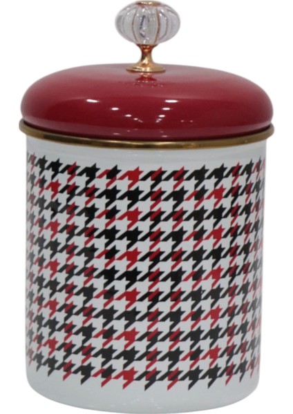 Forte Red Emaye Baharatlık Kavanoz Büyük Boy 14 cm