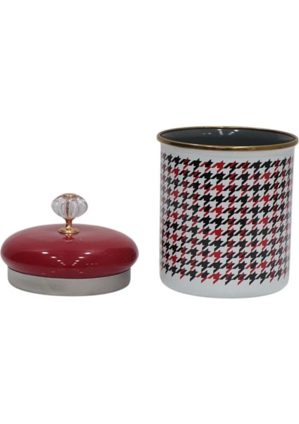 Forte Red Emaye Baharatlık Kavanoz Büyük Boy 14 cm fiyatları