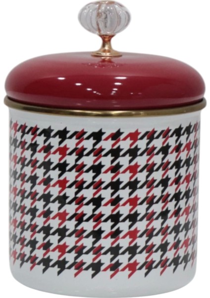 Forte Red Emaye Baharatlık Kavanoz Orta Boy 12 cm