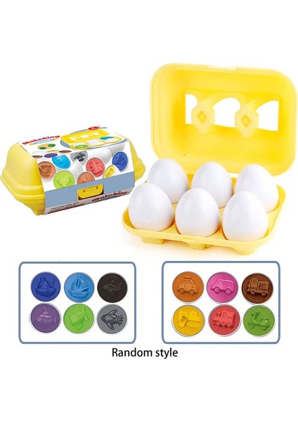 Montessori Yumurta 3D Bulmaca Öğrenme Eğitimi Matematik Oyuncaklar Çocuklar Çocuklar Için Akıllı Oyun Çocuklar Için Akıllı Oyun Çocuk Rengi: Trafik Eşleştirme: (Yurt Dışından)