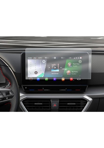 Seat Leon Fr Mat Ekran Koruyucu 10 Inç Multimedya Şeffaf