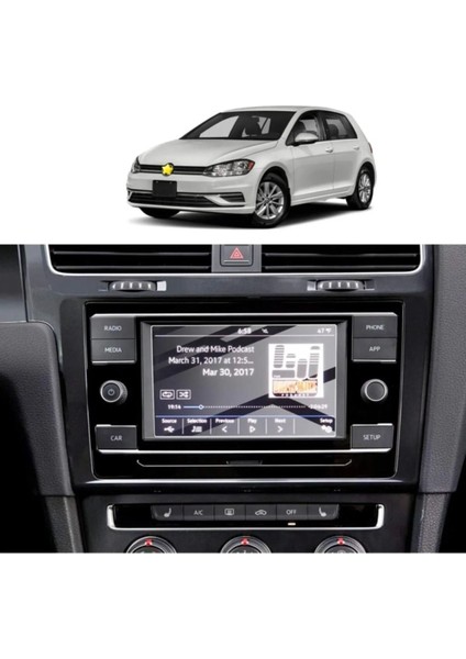 Volkswagen Polo Uyumlu 7 Inç Multimedya Nano Ekran Koruyucu Film