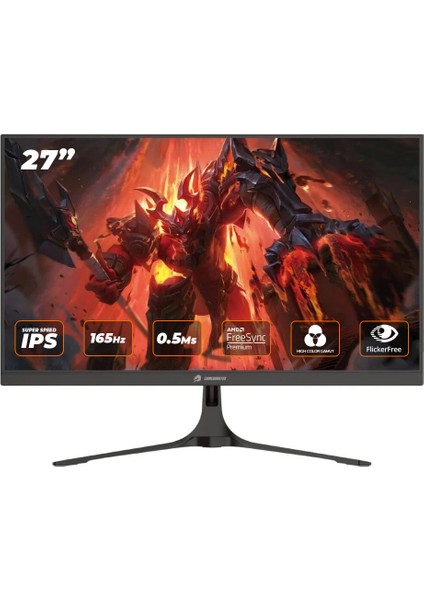 GB-2717FF 27" 165Hz 0.5ms Fhd Freesync+G-Sync Hdmı+Dp Ss IPS Gaming Monitör