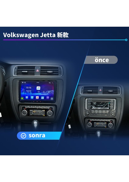 Wolkswagen 9 Inç Universal 4 GB Ram 64 GB Hafıza Multimedya Carplay Navigasyon fiyatları